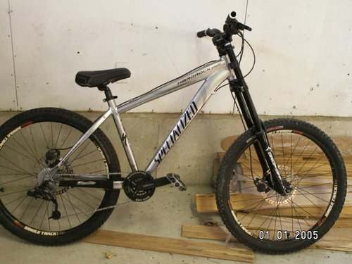 dual crown fork on hardtail