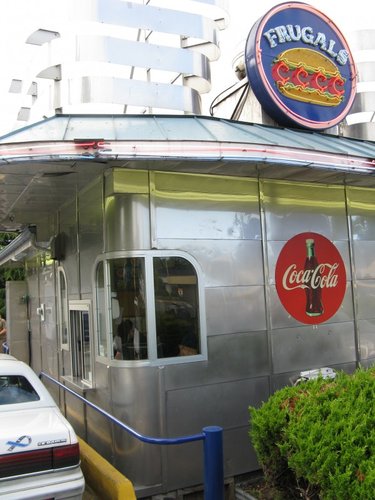 Frugals World Famous Burgers and Shakes, last stop before leaving town.