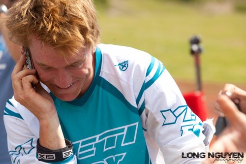 Stoked and calling friends about the win!
